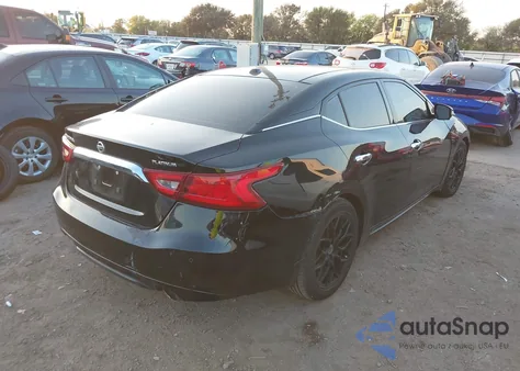 2017 Nissan Maxima 3.5 Platinum из США, поврежденный, VIN 1N4AA6AP5HC399438